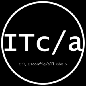 ITconfigall Logo schwarzer Hintergrund